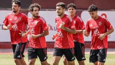 الأهلي يختتم استعداداته اليوم لمواجهة سموحة بالدوري