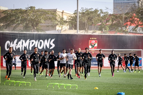 الأهلي يستأنف تدريباته استعدادا لمباراة الجونة في الدوري