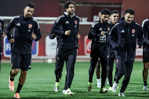 الليلة.. الأهلي يختتم تدريباته استعدادا لمواجهة زد في الدوري