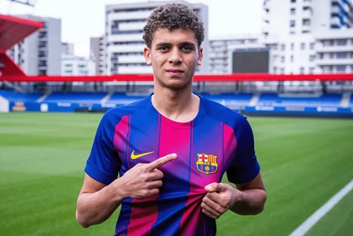 حمزة عبد الكريم يفضل برشلونة على منتخب مصر