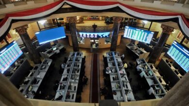 مؤشر قطاع البنوك بالبورصة يتراجع بنسبة 1.62% بختام تعاملات اليوم