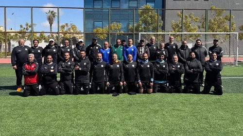 تدريبات عملية وذهنية فى اليوم الثالث لدورة حراس المرمى