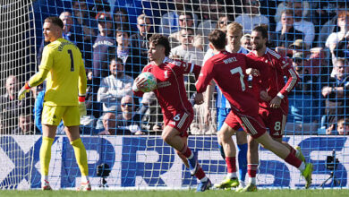 تعادل مثير يحسم الشوط الأول بين ليفربول وبرايتون