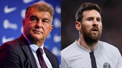 لابورتا يرد على اتهامات تشافي: لست قلقًا من حديث ميسي حول عودته إلى برشلونة