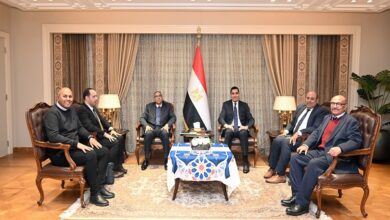 وزير الرياضة يبحث مستجدات تنفيذ ستاد النادي المصري الجديد