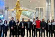 استقبال رسمي لبعثة منتخب مصر للشباب للتايكوندو عقب الإنجاز التاريخي في بطولة العالم بطشقند