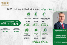نتائج أعمال بنك الإسكندرية خلال عام 2025
