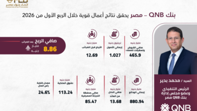 نتائج أعمال قوية لبنك QNB  مصر خلال الربع الأول من 2026