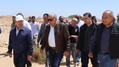 وزيرا النقل والكهرباء يتفقدان منطقة جبل الجلالة بمحافظة السويس