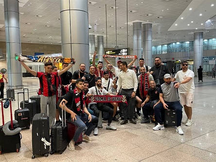 جماهير اتحاد العاصمة تصل القاهرة استعدادًا لمواجهة الزمالك في نهائي الكونفدرالية